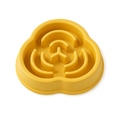 Bol anti-glouton ralentisseur — Slowy™ — Jaune — top-down