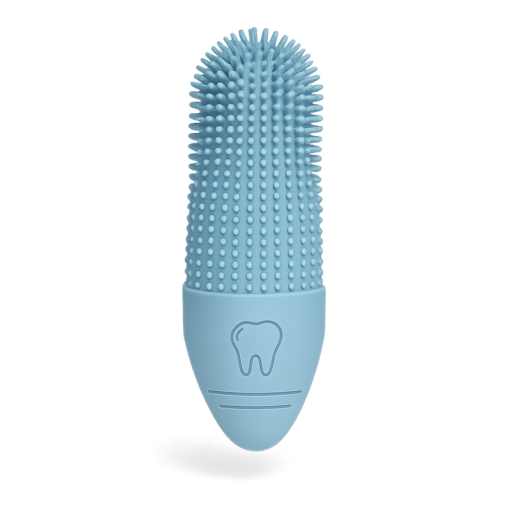 Brosse à dents 360° chien et chat — Brillo™ — Bleu — front-three-quarter