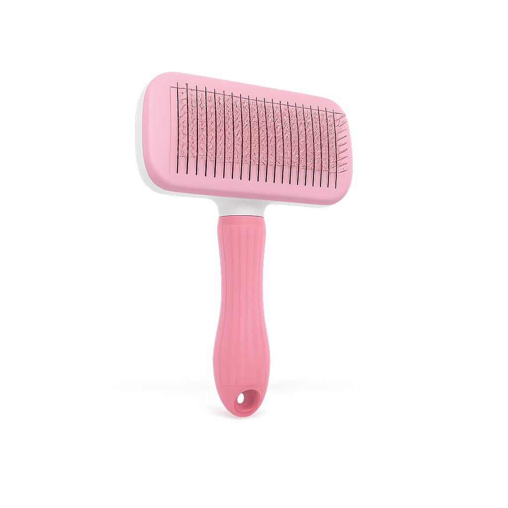 Brosse auto-nettoyante pour chien — Néo™ — front-three-quarter