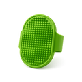 Brosse de bain en silicone — Momo™ — Vert — front-three-quarter