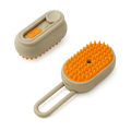 Brosse spray-massage pour chien — Senso™ — Vert — front-three-quarter