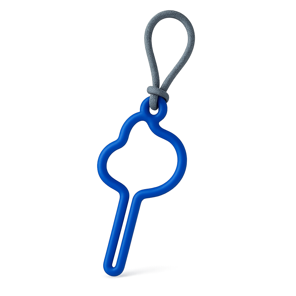 Distributeur de sacs déjections mains libres — Pickly™ — Blue — front-three-quarter