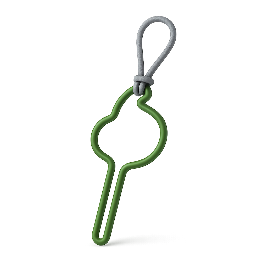 Distributeur de sacs déjections mains libres — Pickly™ — Green — front-three-quarter