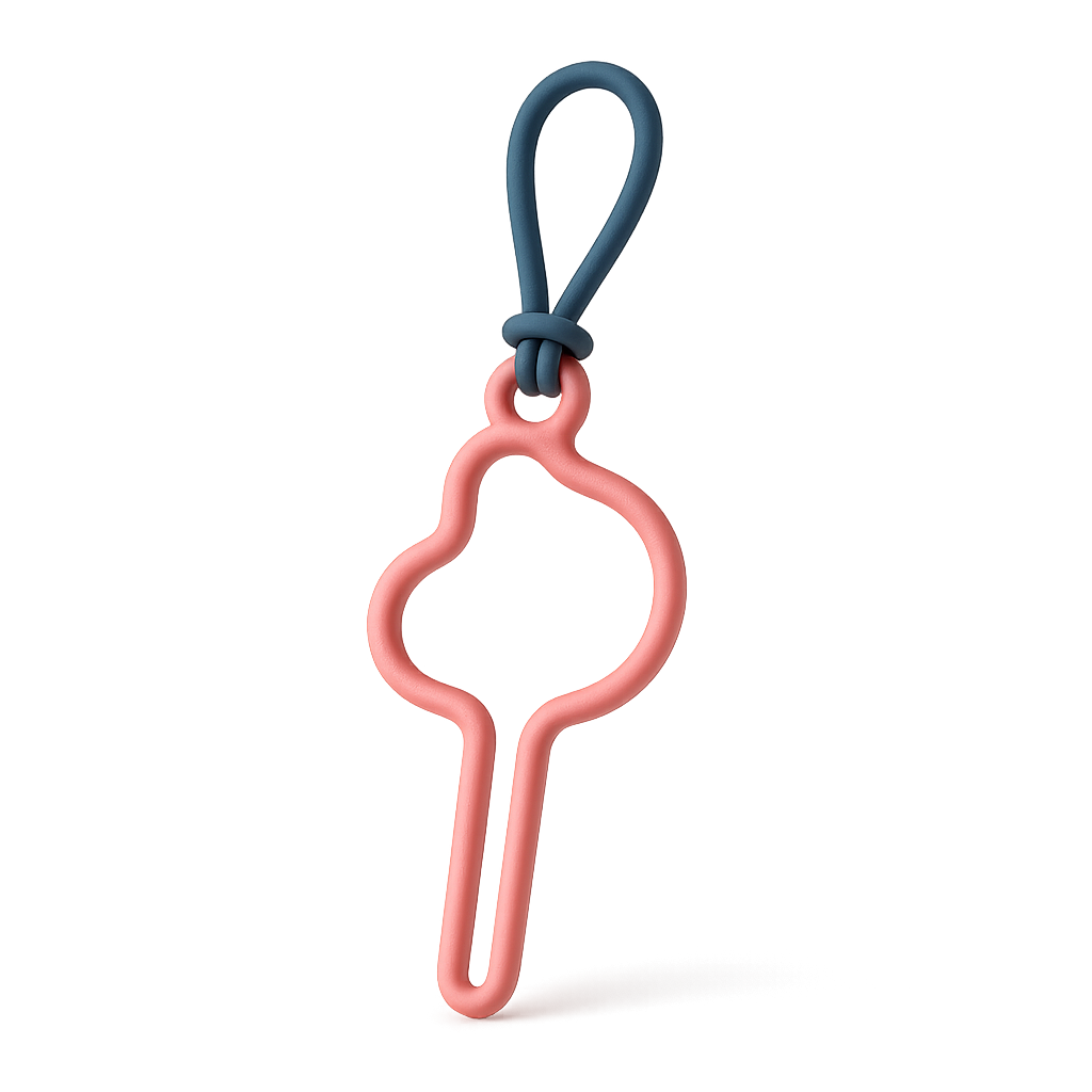 Distributeur de sacs déjections mains libres — Pickly™ — Pink — front-three-quarter