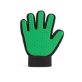 Gant de toilettage en silicone — Pawsky™ — Main droite - Vert — front-three-quarter
