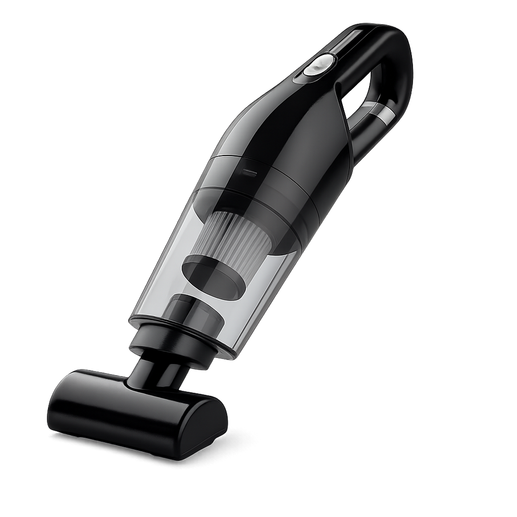 Aspirateur sans-fil silencieux pour poils d'animaux — Vacu™ — Noir mat — front-three-quarter