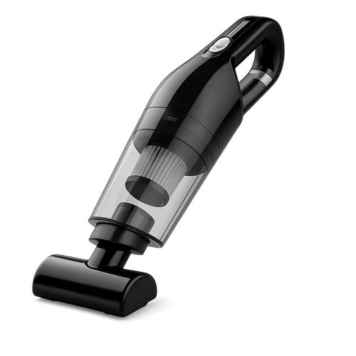 Aspirateur sans-fil silencieux pour poils d'animaux — Vacu™ — Noir mat — front-three-quarter
