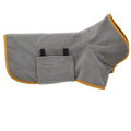 New Dog Bathrobe Absorbent Pet Quick Drying Bath Towel Dog Bath Towel Large Small Dogs Clean Absorbent Bathrobe Cat Pet Products — Gris