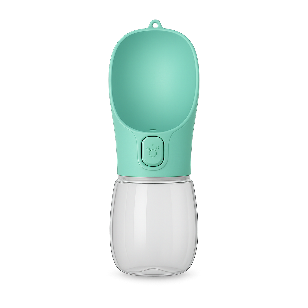 Portable Dog Water Bottle For Small Large Dogs Cat Outdoor Leakproof Walking Drinking Bowls Chihuahua French Bulldog Supplies — Vert