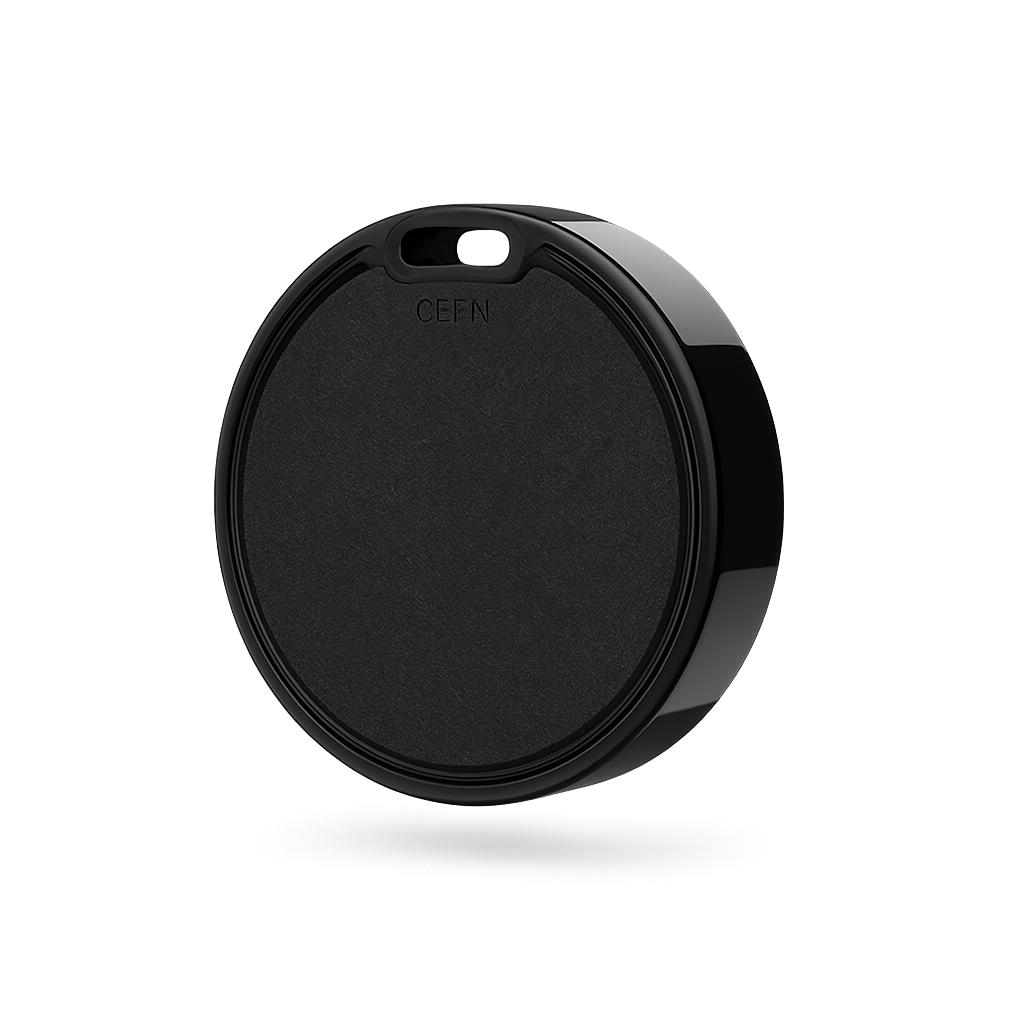 Tag GPS Bluetooth compatible Apple Find My — Trackr™ — front-three-quarter