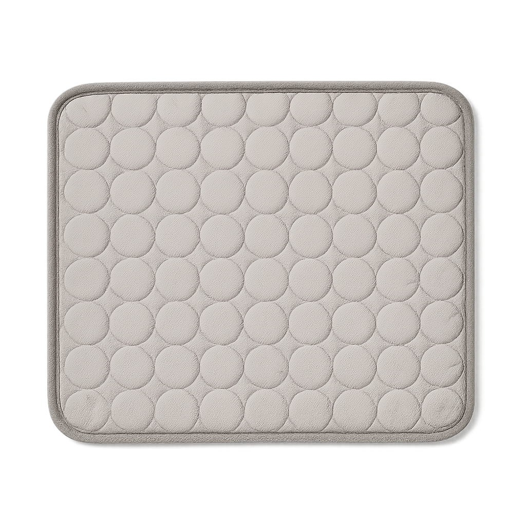 Tapis rafraîchissant été pour chien — Frosty™ — Gris — top-down